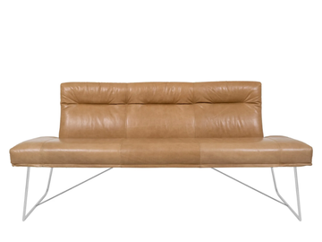 D-LIGHT - Upholstered bench with back by KFF - view 2