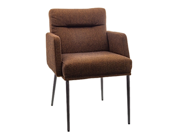 D-LIGHT - Upholstered easy chair with armrests by KFF - view 3