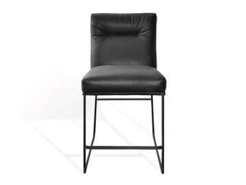 D-LIGHT - Sled base counter chair with footrest by KFF - view 2