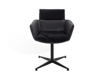 FAYE - Side chair with armrests and 4-leg-star-frame FSX by KFF - view 3