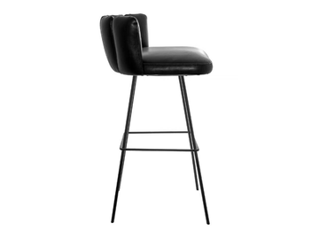 GAIA - Upholstered barstool with footrest by KFF - view 3
