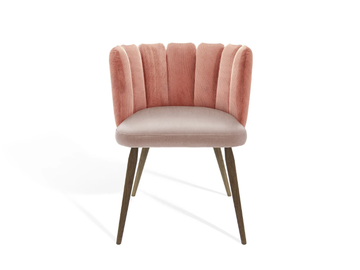 GAIA - Upholstered solid wood chair with armrests by KFF - view 3