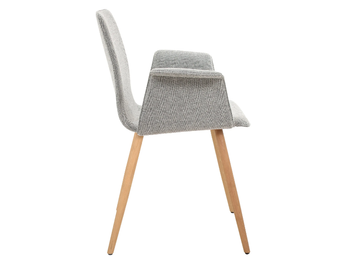 MAVERICK POLSTER - Upholstered chair with armrests by KFF - view 3