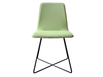 MAVERICK POLSTER - Upholstered metal chair by KFF - view 2