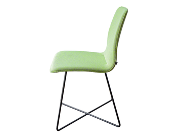 MAVERICK POLSTER - Upholstered metal chair by KFF - view 3