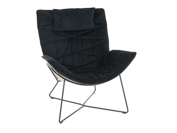 NEST PURE - Upholstered armchair with armrests by KFF - view 2
