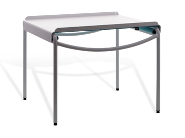 POOL OUTDOOR LOUNGE - Rectangular steel garden side table with tray by KFF - view 2