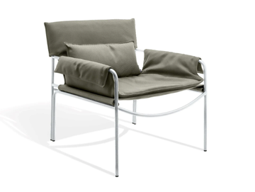 POOL OUTDOOR LOUNGE - Stainless steel garden armchair with armrests by KFF - view 2
