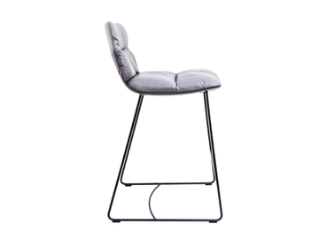 ARVA LIGHT - Sled base barstool with footrest by KFF - view 3