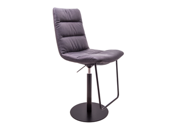 ARVA LIGHT - Barstool height-adjustable with footrest by KFF - view 2