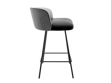 GAIA LINE - Counter stool with back and footrest by KFF - view 3