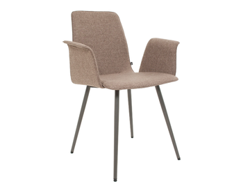 MAVERICK - Upholstered chair with armrests by KFF - view 2