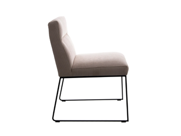 D-FINE - Side chair with tubular steel skid frame by KFF - view 2