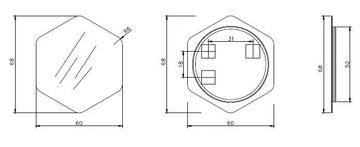 ESAGONO LED AMBIENTE - Wall-mounted mirror with integrated lighting by KOH-I-NOOR - view 3