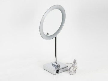 DISCOLO LED - Countertop round shaving mirror with integrated lighting by KOH-I-NOOR - view 2