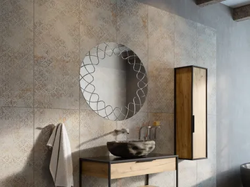 GRAFFI - Round wall-mounted bathroom mirror by KOH-I-NOOR - view 2