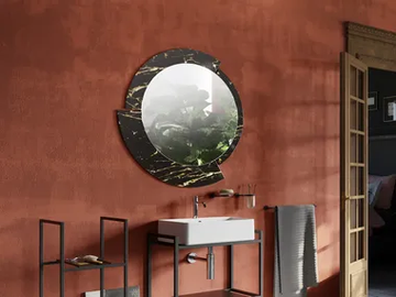 STONE - Wall-mounted Laminam® mirror by KOH-I-NOOR - view 2