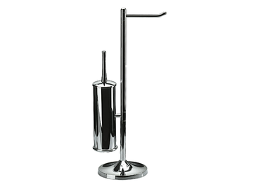 KOKO - Chromed brass toilet roll holder / toilet brush by KOH-I-NOOR - view 2
