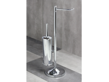 KOKO - Chromed brass toilet roll holder / toilet brush by KOH-I-NOOR - view 3