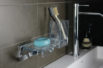 LAVÌ - Wall-mounted polycarbonate soap dish by KOH-I-NOOR - view 3