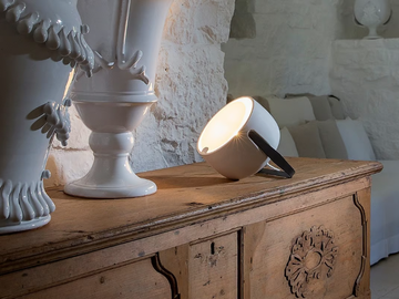 BAG - Ceramic table lamp by Karman - view 3