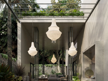 LADY D - LED fiberglass outdoor pendant lamp by Karman - view 3