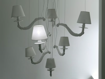 DÉJÀ-VU - Ceramic chandelier by Karman - view 3