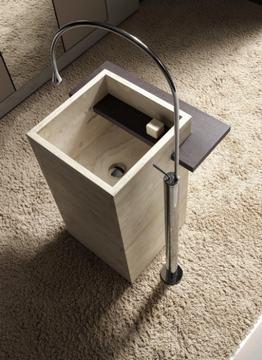 PILOZ - Freestanding square washbasin by Karol - view 3