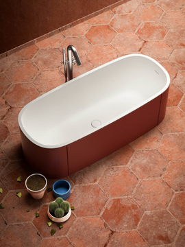 BLONDECRAZY - Freestanding oval Ksolid bathtub by Karol - view 3