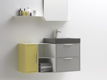 MUTEVOLE 04 - Vanity unit with drawers by Karol - view 3