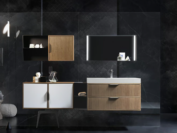 MUTEVOLE 08 - Wall-mounted vanity unit with drawers by Karol - view 2