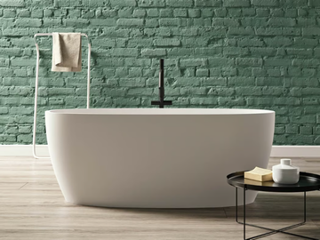 PORTOFINO - Freestanding oval Kstone bathtub by Karol - view 2