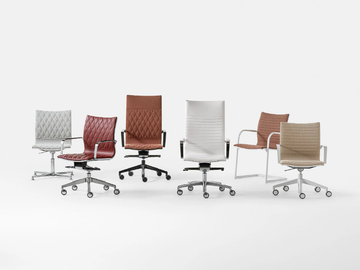 KRUNA PLUS - Office chair with armrests with 4-Spoke base by Kastel - view 3