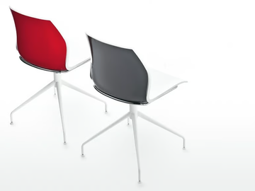KALEA - Trestle-based plastic chair by Kastel - view 2