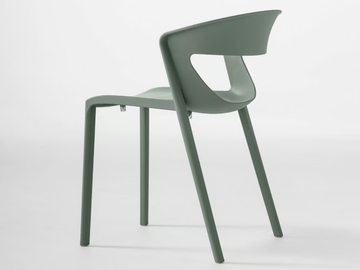 KICCA ONE 2ND LIFE - Recycled polypropylene chair by Kastel - view 3