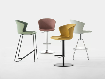 KICCA PLUS - High fabric stool with gas lift by Kastel - view 3