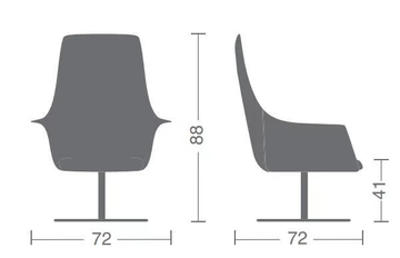 KIMERA - Swivel armchair with armrests by Kastel - view 3