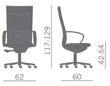 KING - Height-adjustable executive chair by Kastel - view 3