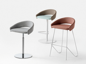 KIMMI - Height-adjustable office stool by Kastel - view 3