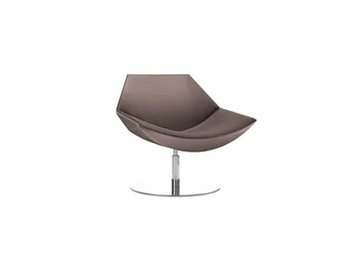 KAYAK - Swivel leather easy chair by Kastel - view 2
