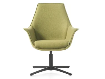 KIMERA - Armchair with armrests with 4-spoke base by Kastel - view 2