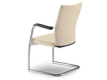 KING - Cantilever leather training chair by Kastel - view 2