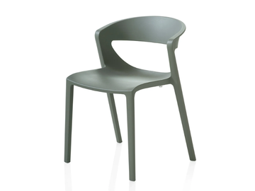KICCA ONE 2ND LIFE - Recycled polypropylene chair by Kastel - view 2