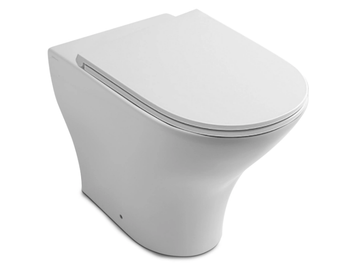 AQUATECH 3718 - Back to wall ceramic toilet by Kerasan - view 2