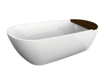 AQUATECH 3750 - Freestanding oval Pietraluce® bathtub by Kerasan - view 2