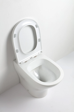 AQUATECH 3718 - Back to wall ceramic toilet by Kerasan - view 3