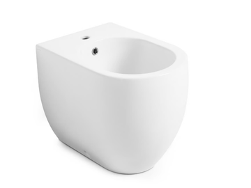 FLO 3121/3122 - Compact Floor mounted porcelain bidet by Kerasan - view 2