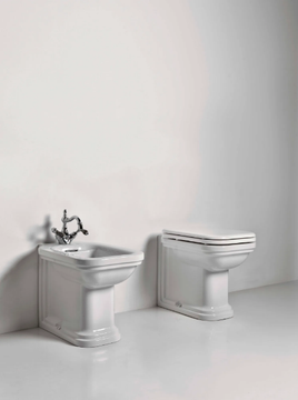 WALDORF 4118 - Compact Floor mounted ceramic toilet by Kerasan - view 3