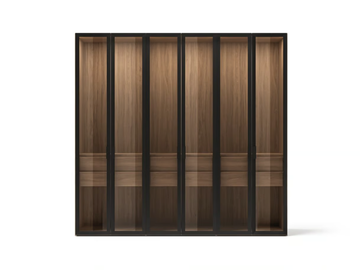ALTAIR - Wood and glass wardrobe by Kico - view 2