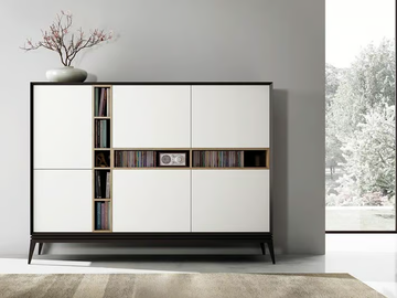 AUDREY - Wooden highboard with doors by Kico - view 2